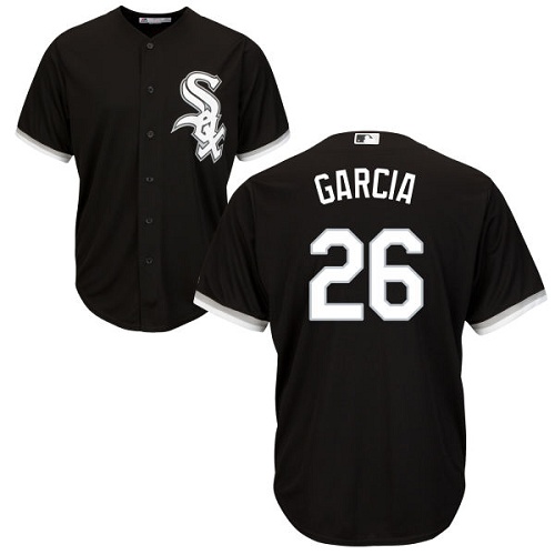 White Sox #26 Avisail Garcia Black Alternate Cool Base Stitched Youth MLB Jersey